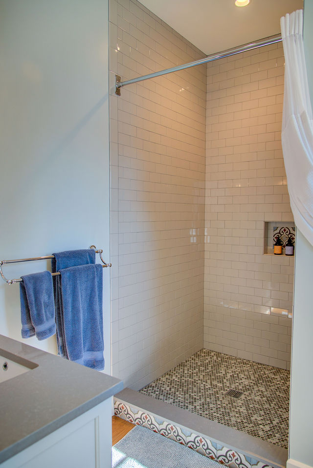 Farmhouse Feel bathroom detail